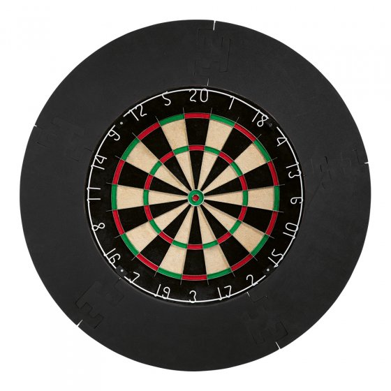 Sisal-Dartscheibe mit Wandschutzring 