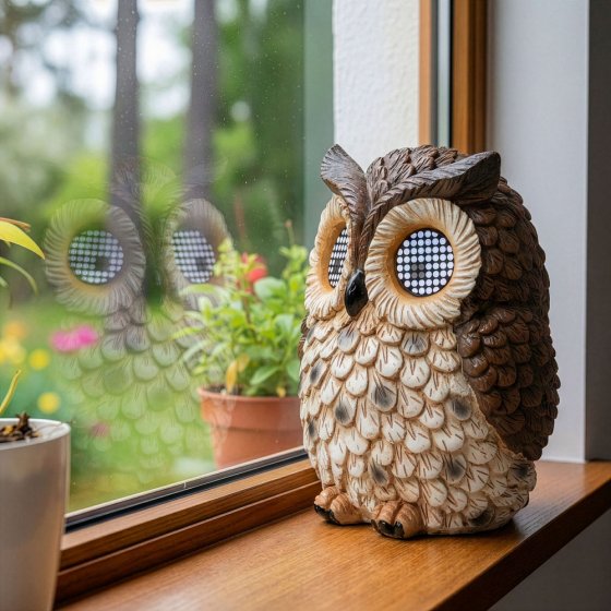 Solar-Eule mit Augenbewegung 