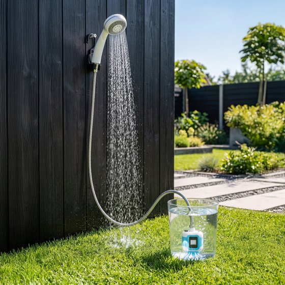 Mobile Gartendusche 