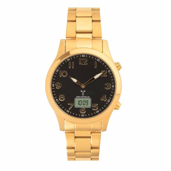 Montre-bracelet radio en or 