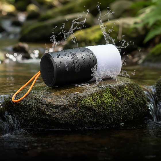 Enceinte Bluetooth avec éclairage 
