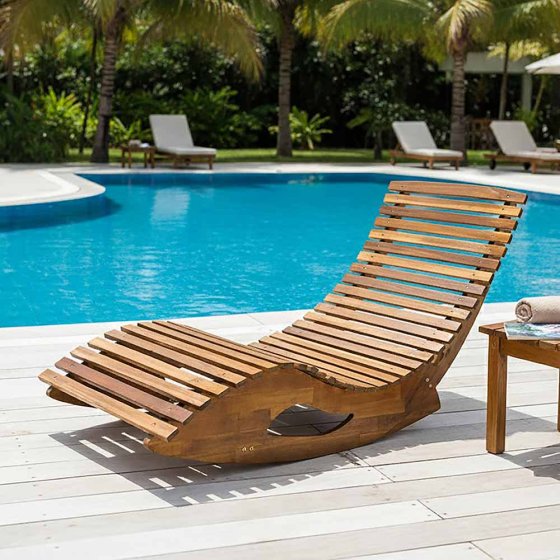 Balançoire en acacia 