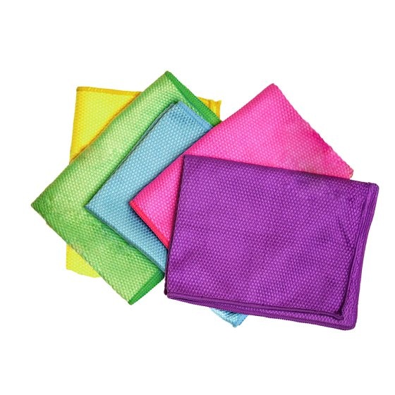 Chiffons en microfibre alvéolés 