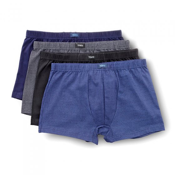 Caleçons coton rétro Lot de 4
