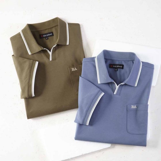 Stretch-Poloshirt, oliv 3XL | Oliv