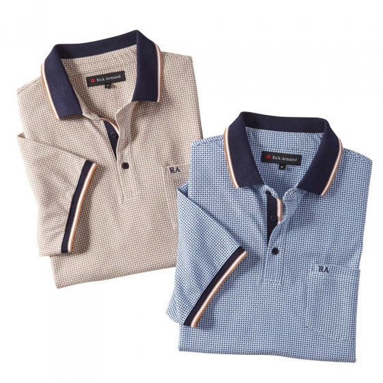 Modisches Poloshirt 3XL (64/66) | Hellblau