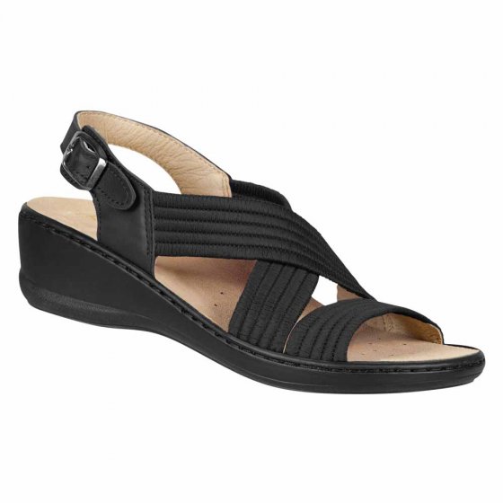 Aerosoft® Stretch-Sandale 42 | Schwarz