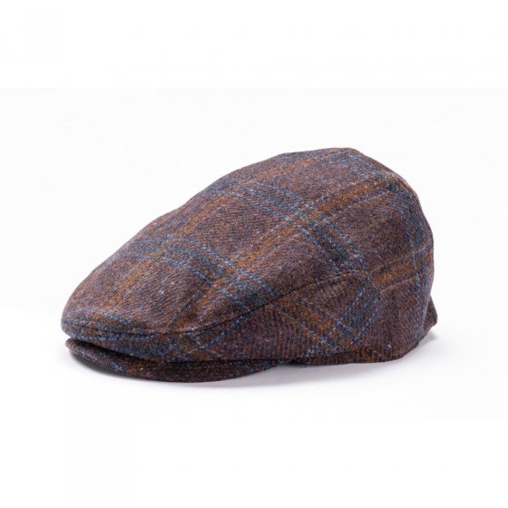 Casquette plate laine