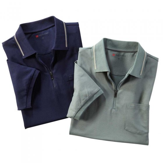 Poloshirt mit Ziperkragen im Set 