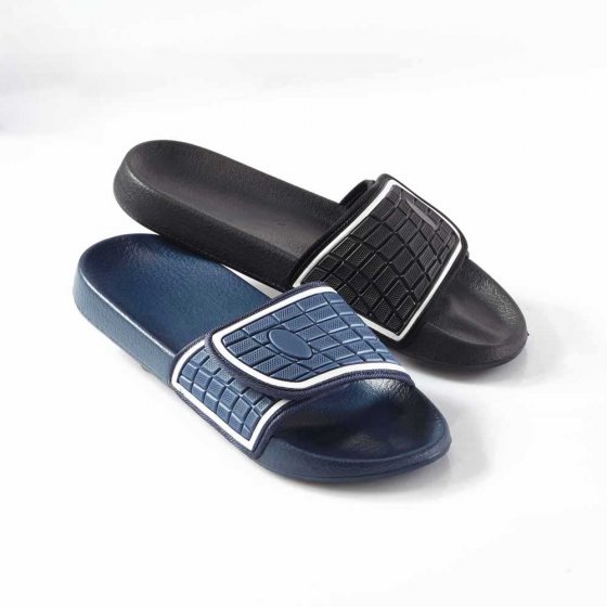 Ultralei. Badepantolette, SET 45 | Blau#Schwarz