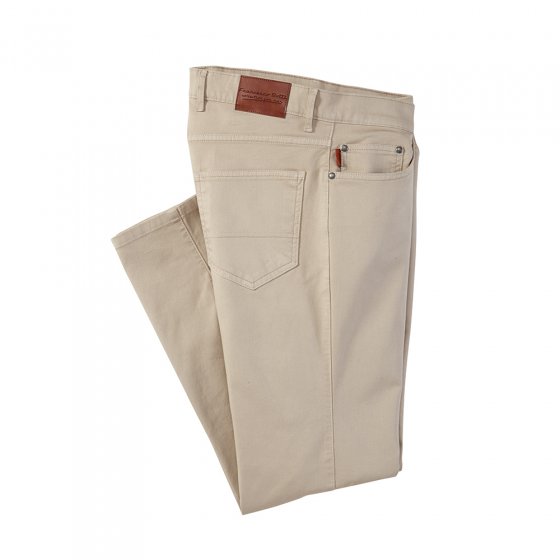 Pantalon en toile de coton 30 | Beige