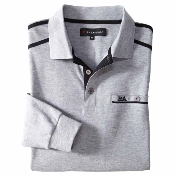T-shirt interlock aux contrastes fantaisie 3XL (128/132) | Gris