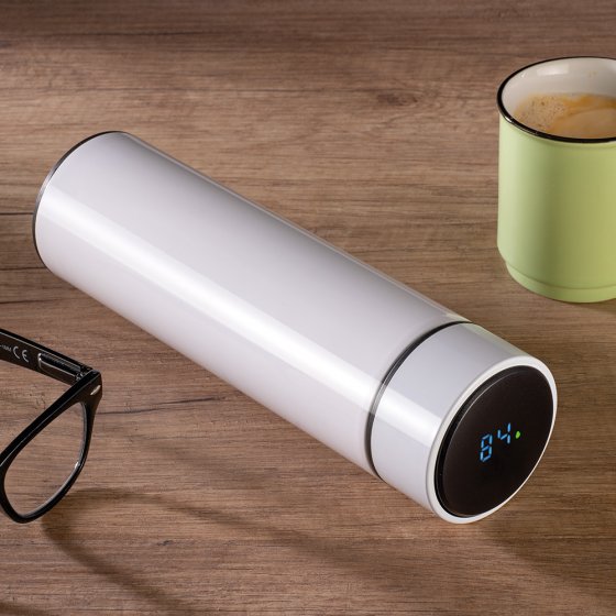 Votre cadeau : la thermos avec affichage de température
