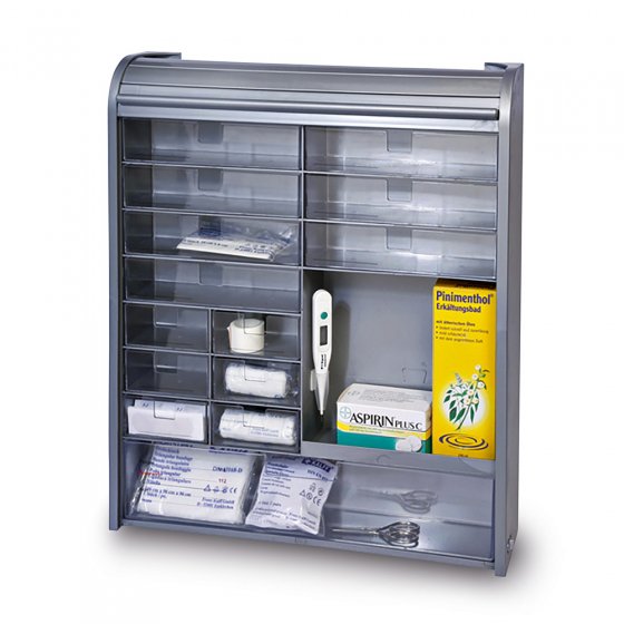 Armoire à pharmacie à volet coulissant | Argent