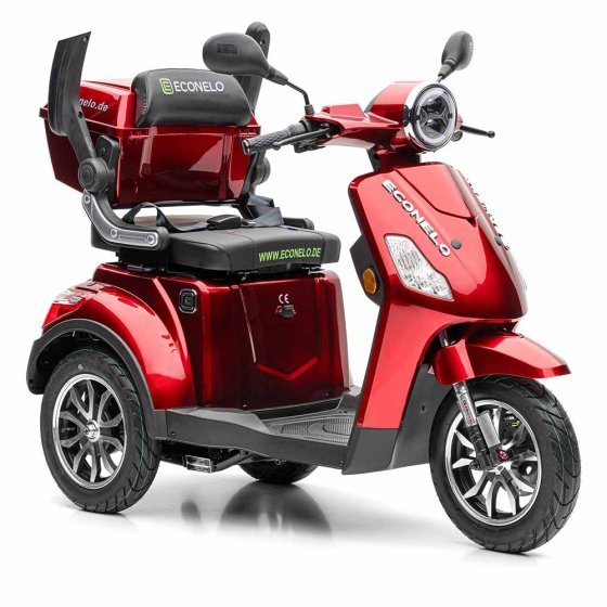 E-Mobil YOGI-IQ, 3-Rad Blei-Akku Rot