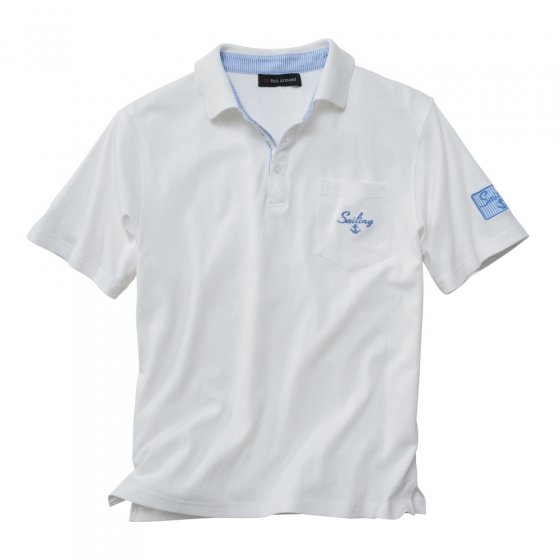 Maritimes Polo Shirt,Natur,XXL 