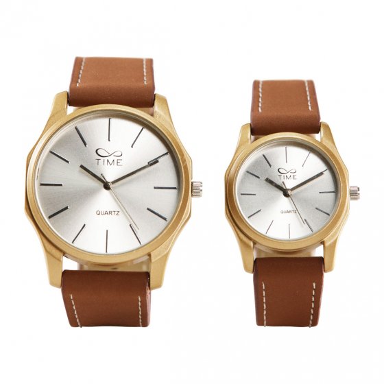 Ihr Geschenk: Elegantes Partner-Uhrenset