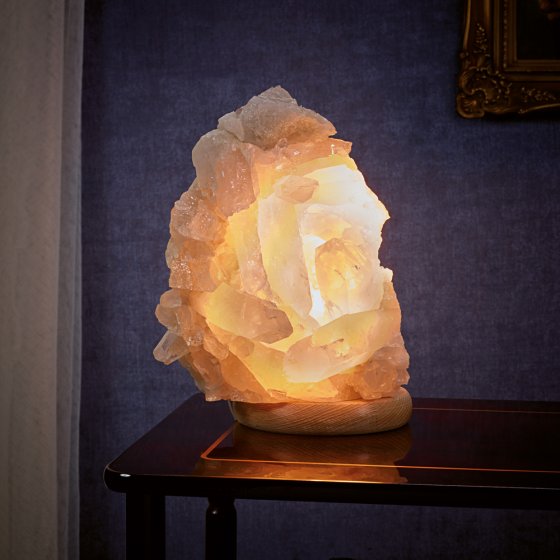 Lampe en cristal de roche 
