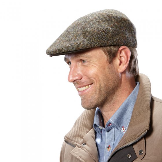 Casquette en véritable tweed Harris 