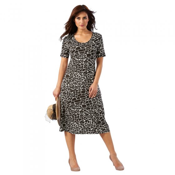 Kleid halbarm,Animalprint,L 