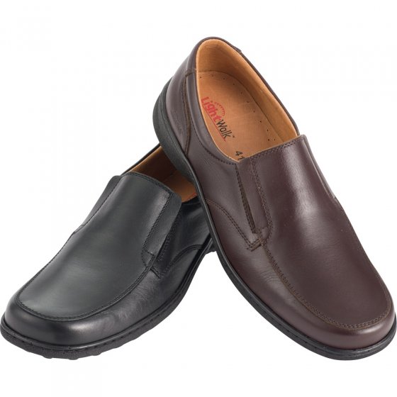 Mocassins confort stretch,noir 43 | Noir