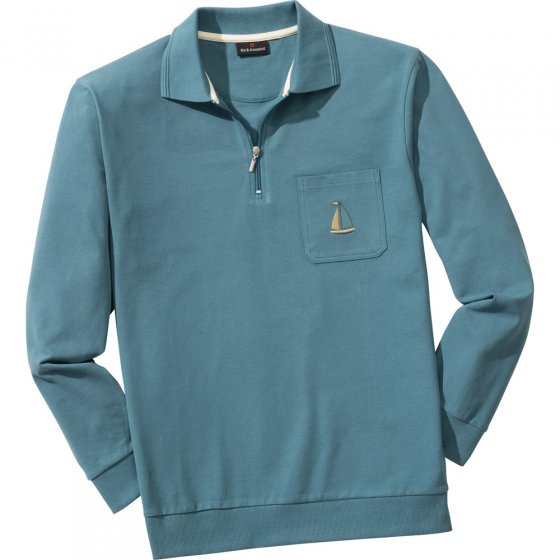 Polo-Langarmshirt 