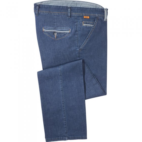 Leichte Jeans mit Kont.,J.blau 24 | Jeansblau