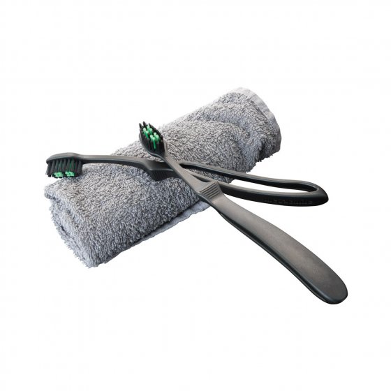Brosse à dents au charbon actif Lot de 2  
