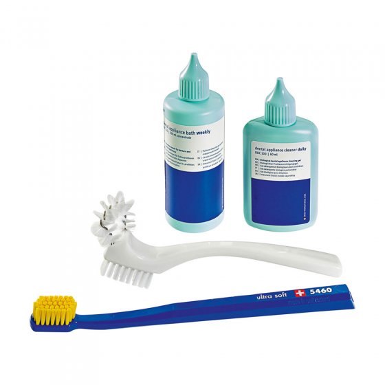 Kit de nettoyage pour prothèses dentaires 