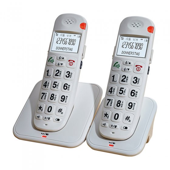Schnurloses Senioren-Telefon "DUO"