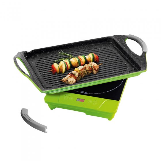Induktionskochfeld mit Grillplatte 