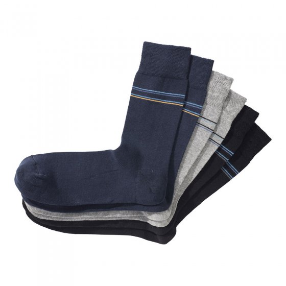 Luxueuses chaussettes en coton par lot de 6 paires 