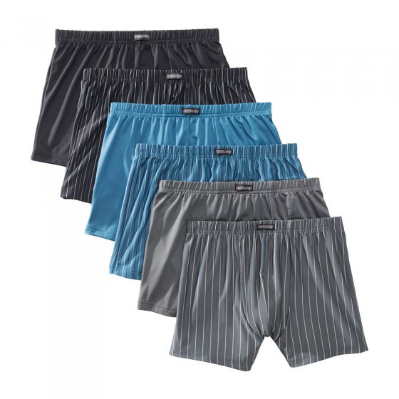 Mikrofaser-Retroshorts 6er-Pack 