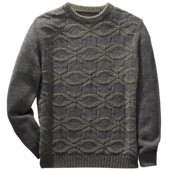 Rautenpullover mit Alpaka