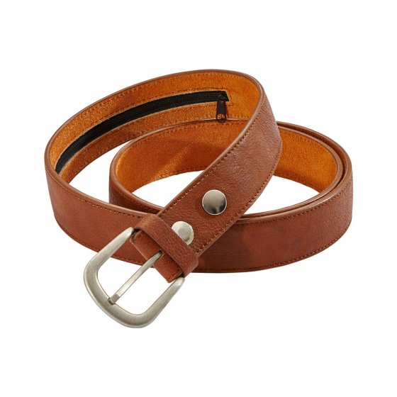 Ceinture en cuir rustique, avec compartiment secret 