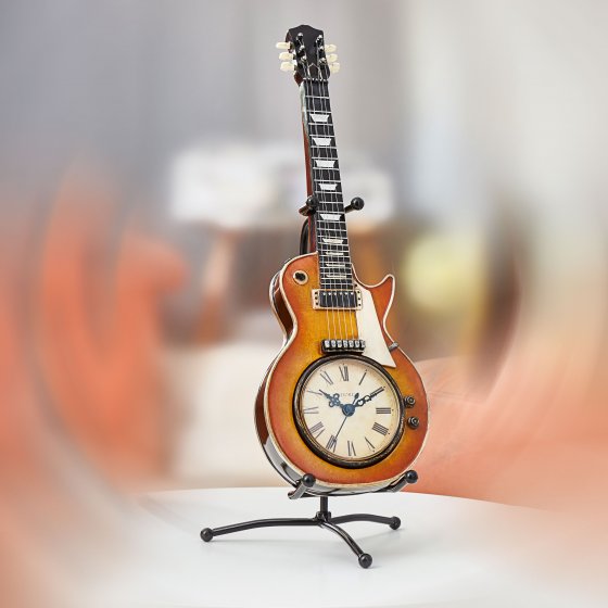 Gitarrenuhr im Les Paul-Stil 