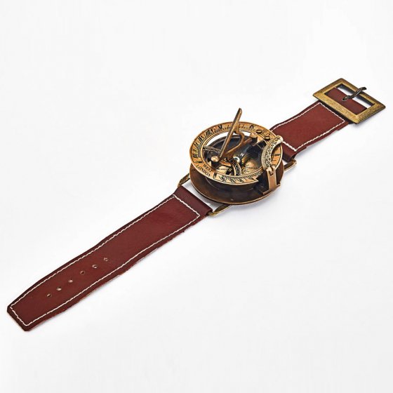 Montre cadran solaire avec boussole 