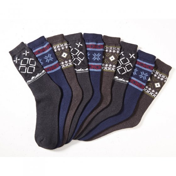 Chaussettes bouclettes Lot de 9  43/46