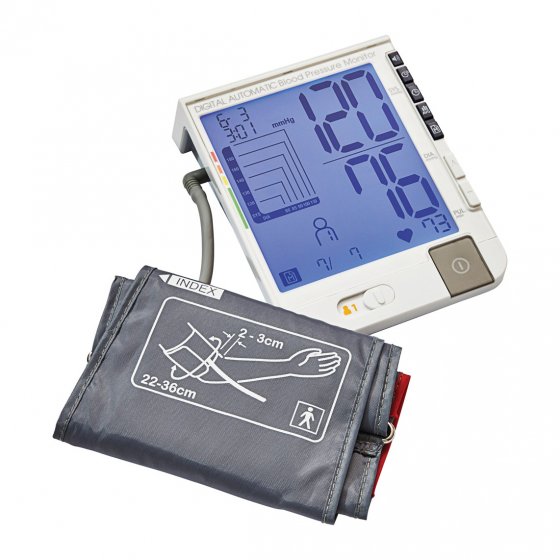 Blutdruckmessgerät mit großem Monitor 