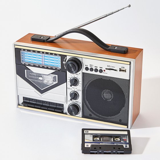 Radiocassette enregistreur 