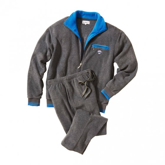 Thermo Fleece-Hausanzug, grau XL | Grau