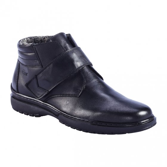 Winter-Klettstiefel, schwarz 45 | Schwarz