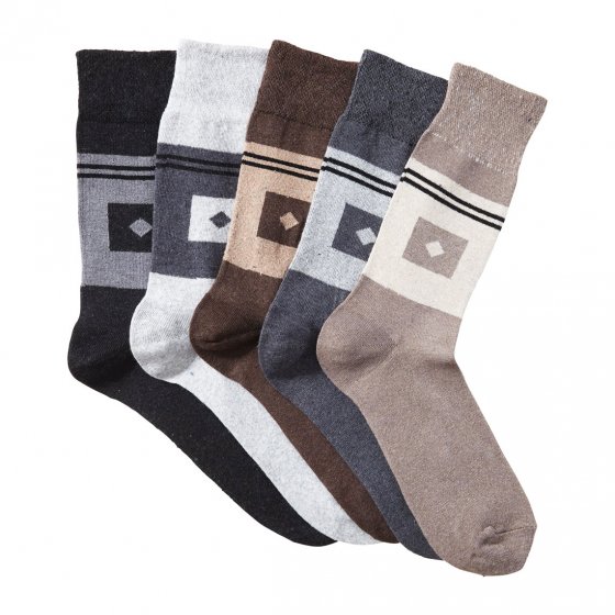 Komfort-Baumwollsocken 5er-Set 