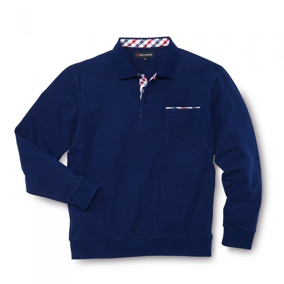 Langarm-Poloshirt