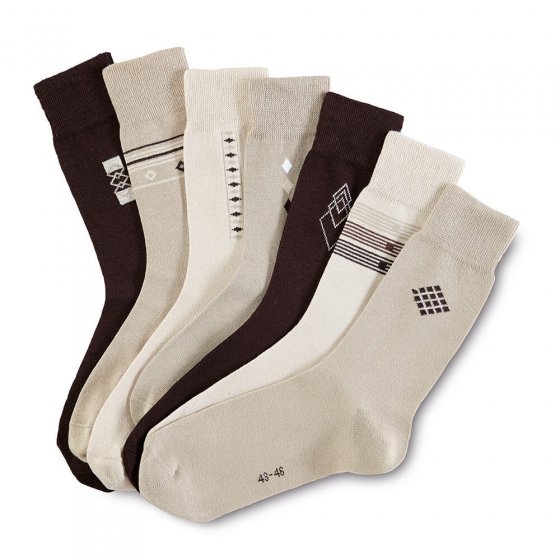 Chausettes en coton stretch 43/46 | Couleursassorties