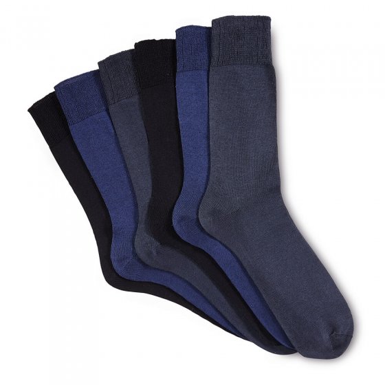 Chaussettes coton mercerisé Lot de 6  