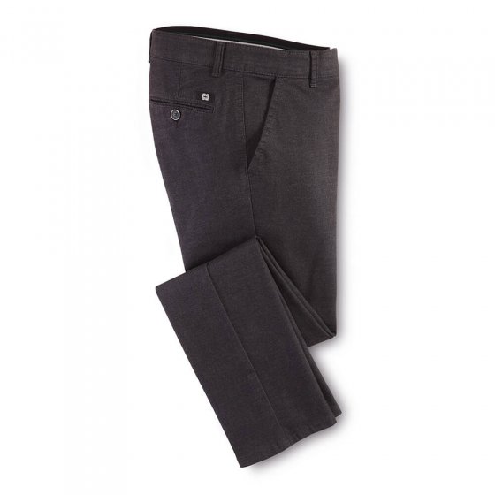 Pantalon en coton aspect laine 