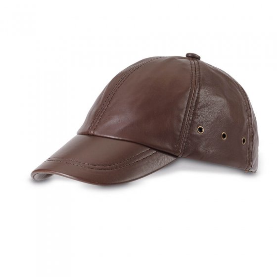 Casquette australienne en cuir d'agneau 