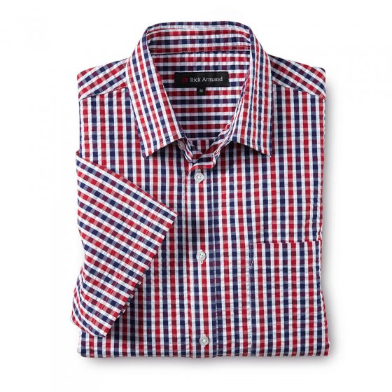 Chemise  "Oxford"  en coton gaufré 