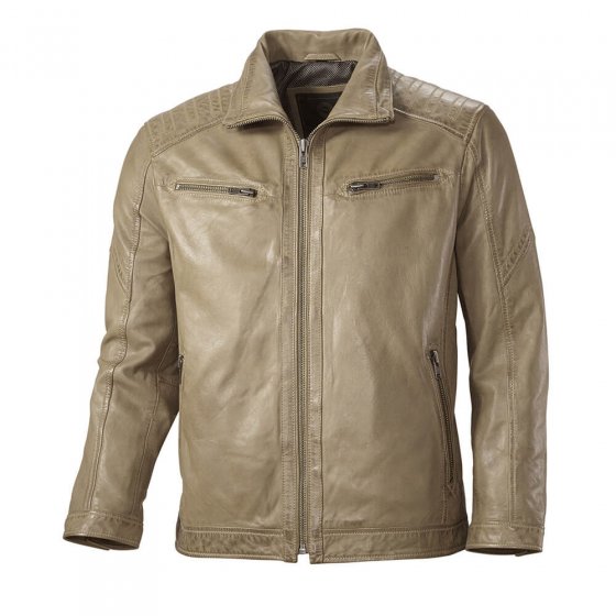 Veste sportive en cuir 